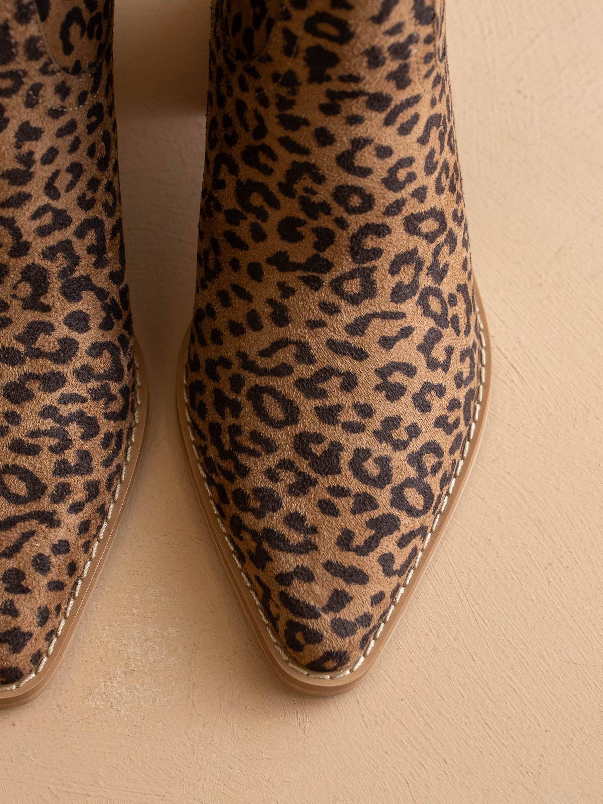 The Vienna | Leopard Sleek ankle hugging bootie