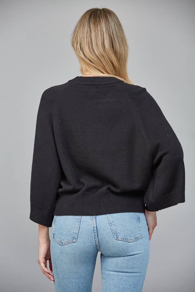 REGLAN CREW NECK SWEATER