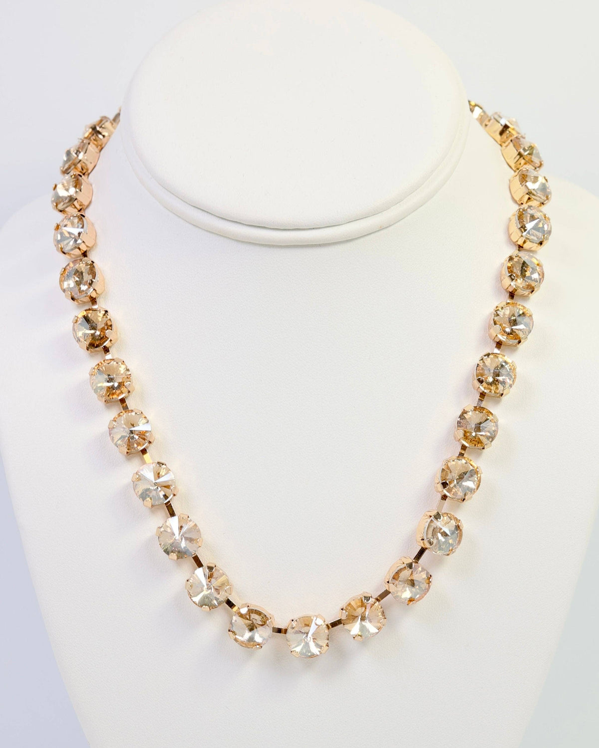 Radcliffe Rhinestone Necklace Champagne
