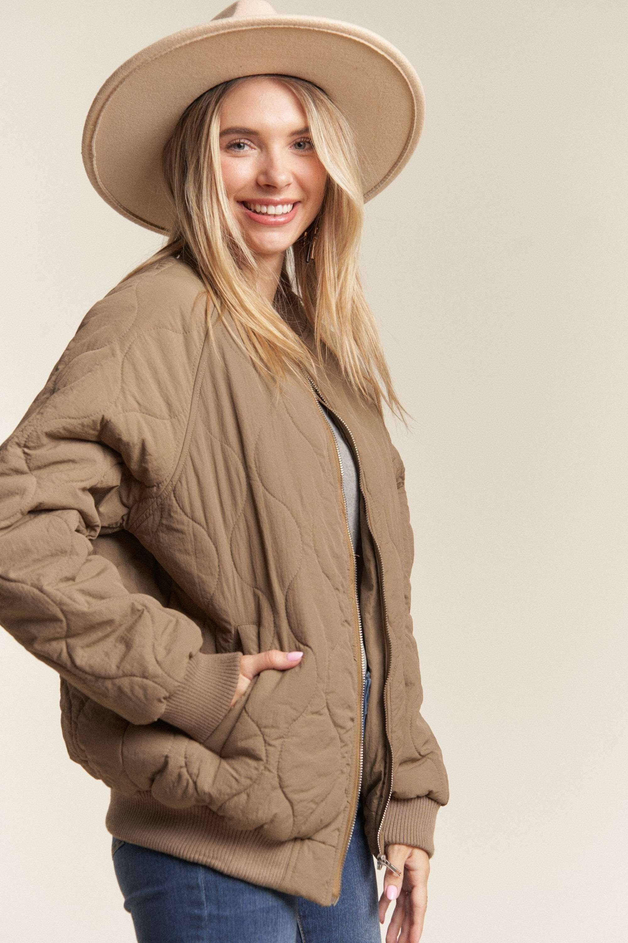 QUILTED UTILITY JACKET
