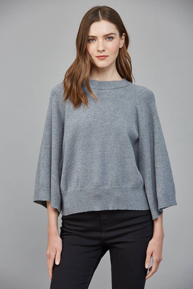 REGLAN CREW NECK SWEATER