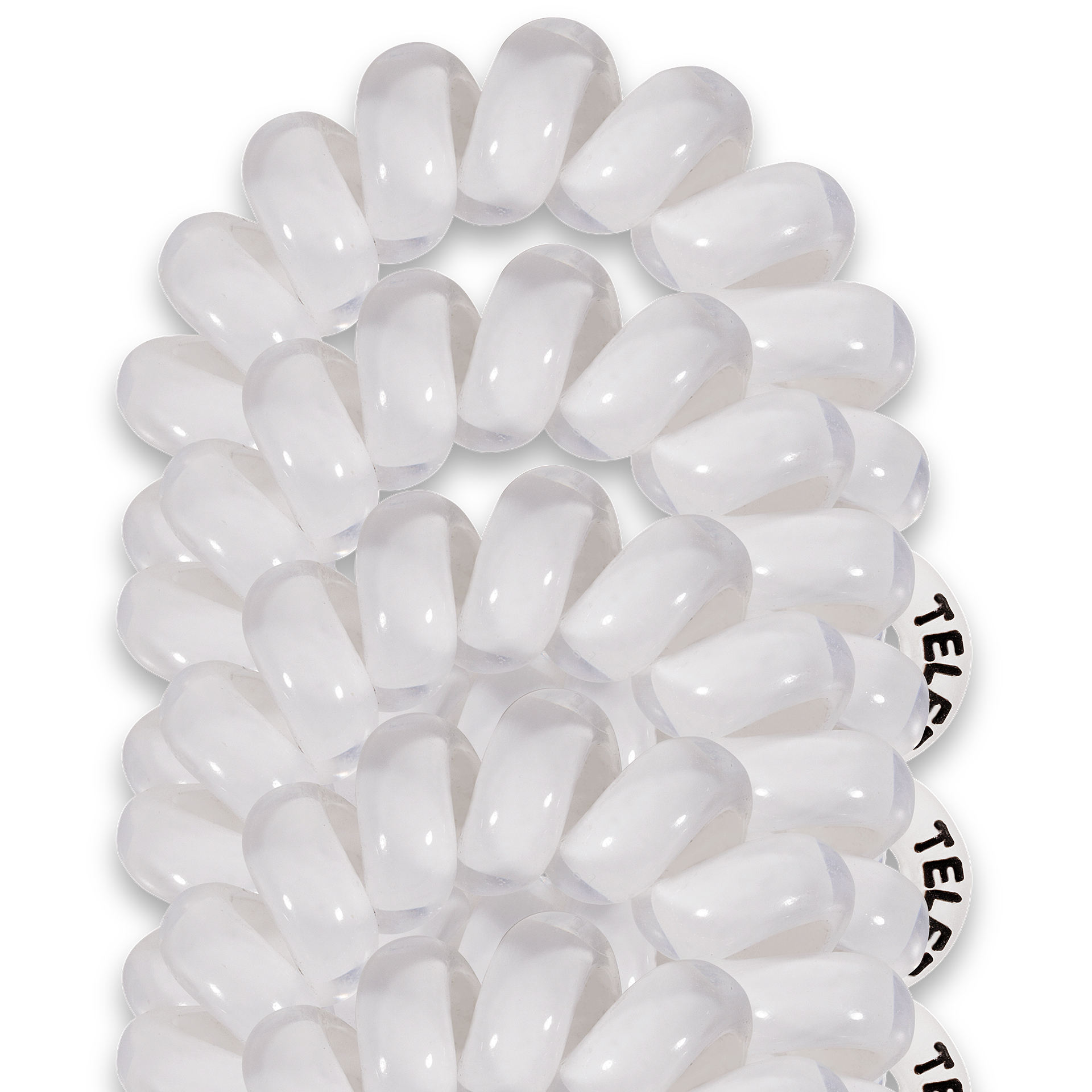 Spiral Hair Coils | Tiny | Coconut White Hair Ties