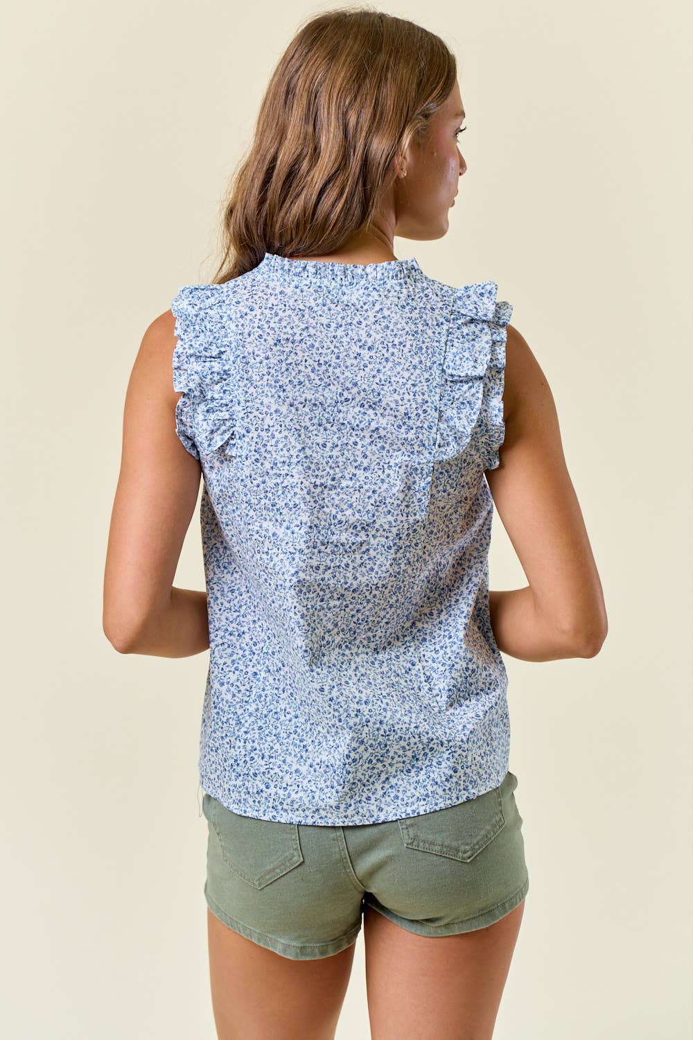 Floral Cap Sleeve Top