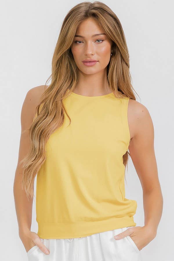 Women's Ribbed Loose Fit Tank
