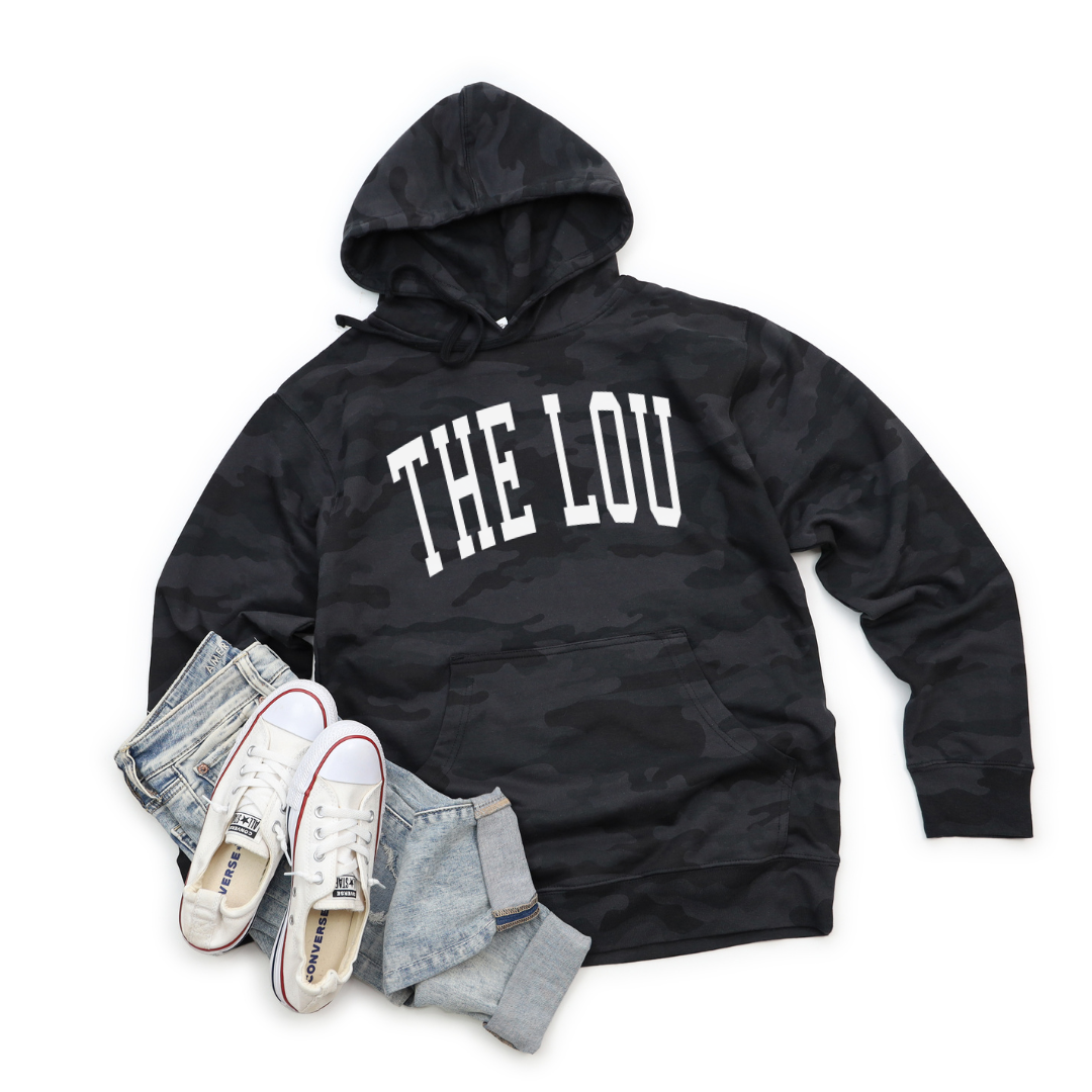 The Lou Black Camo Hoodie