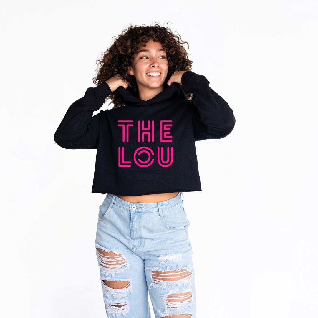 The Lou Crop Hoodie