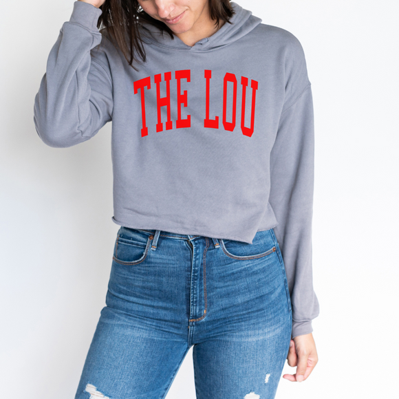 The Lou Crop Hoodie