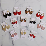 Medium Fringe Heart Dangle