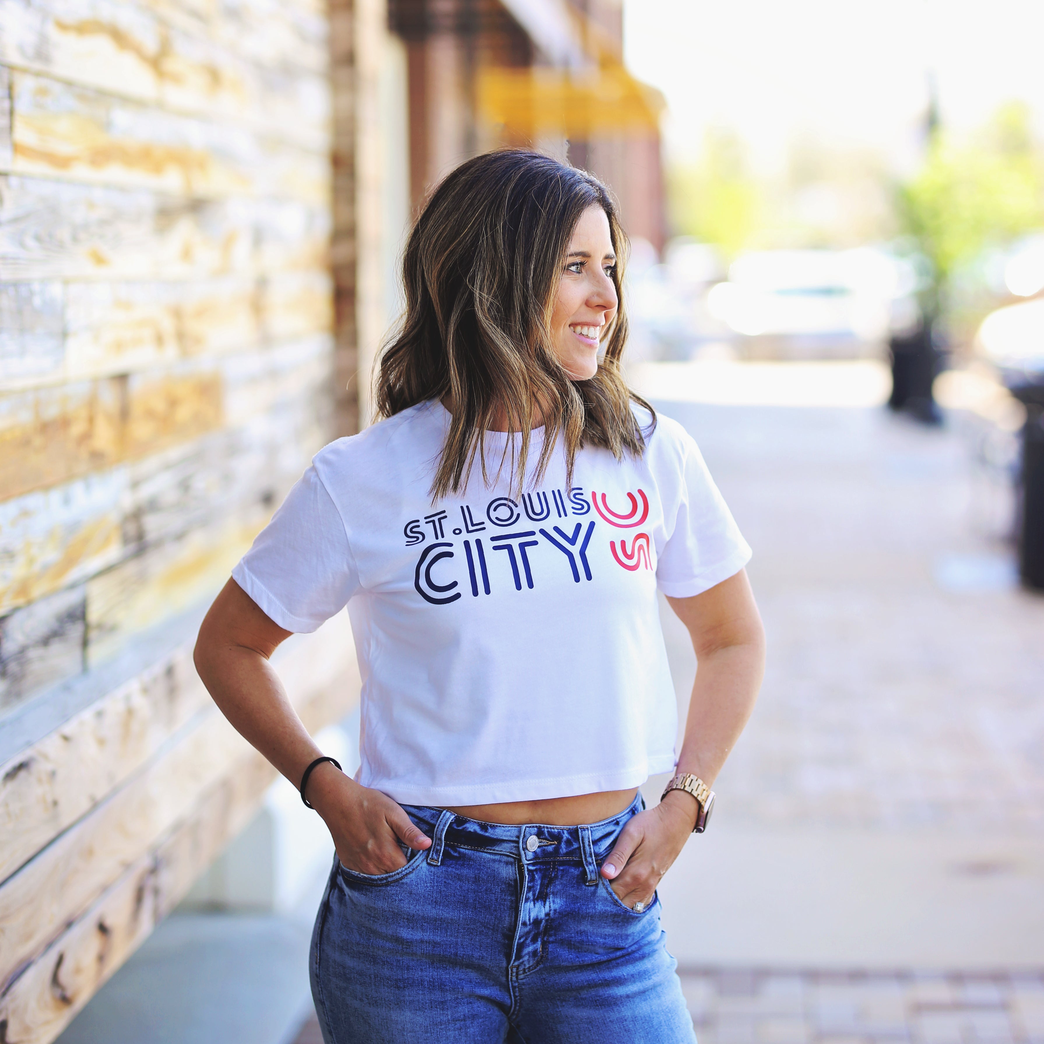 STL City Crop Tee