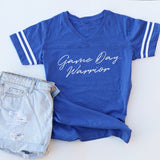Game Day Warrior  Women's V-Neck Jersey
