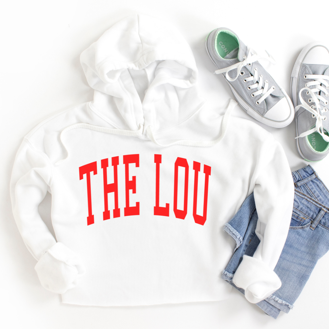 The Lou Crop Hoodie