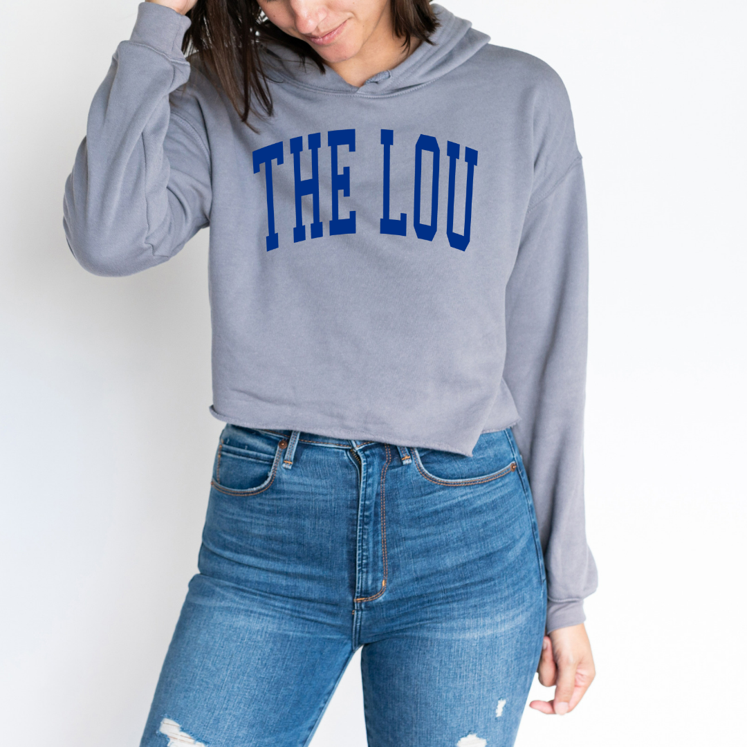 The Lou Crop Hoodie