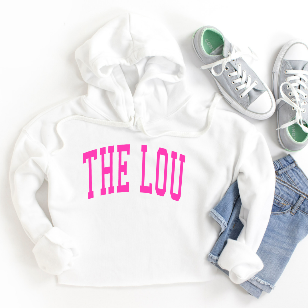 The Lou Crop Hoodie